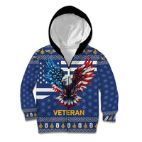 US Navy 250th Anniversary Veteran Kid Hoodie - Wonder Print Shop