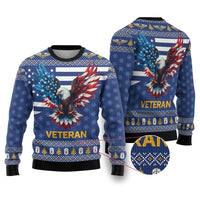 US Navy 250th Anniversary Veteran Ugly Christmas Sweater - Wonder Print Shop