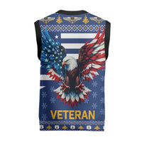 US Navy 250th Anniversary Veteran Christmas Knitted V-Neck Vest - Wonder Print Shop