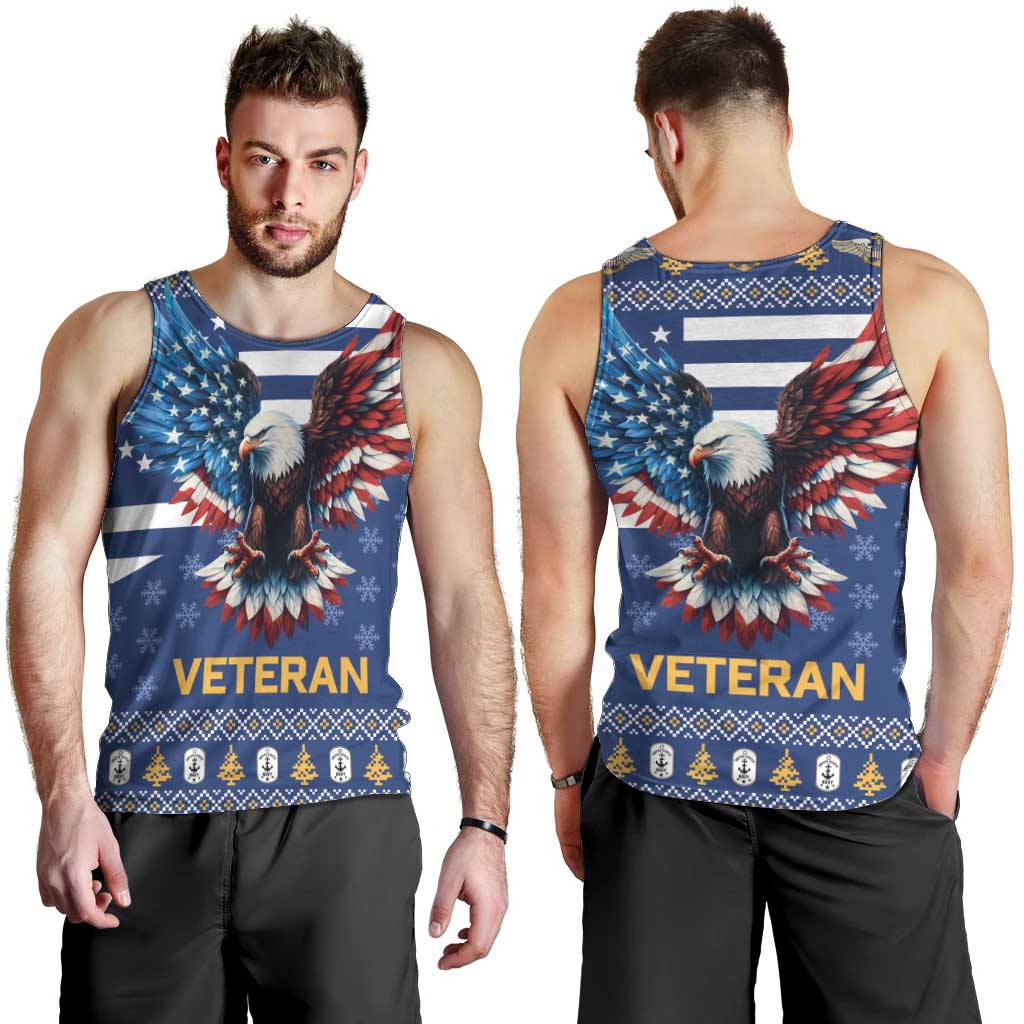 US Navy 250th Anniversary Veteran Men Tank Top - Wonder Print Shop
