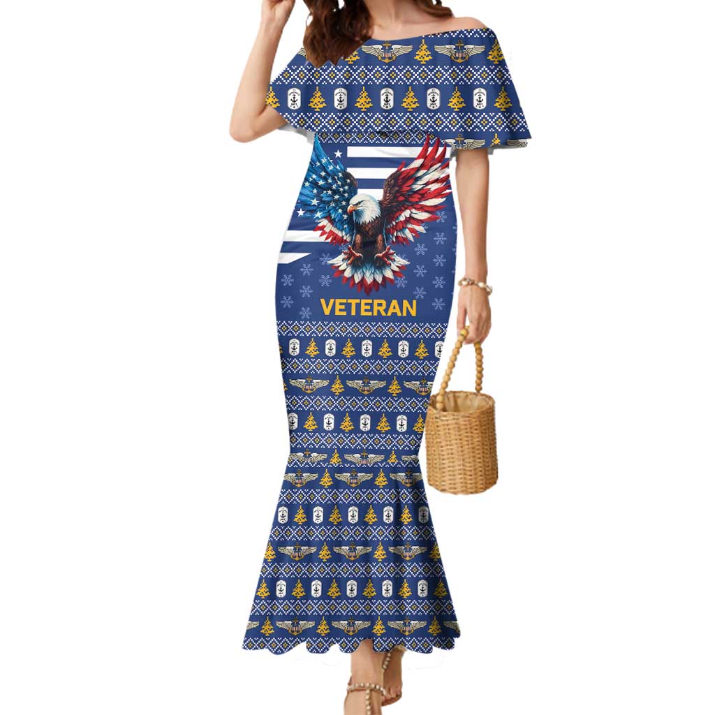 US Navy 250th Anniversary Veteran Mermaid Dress - Wonder Print Shop