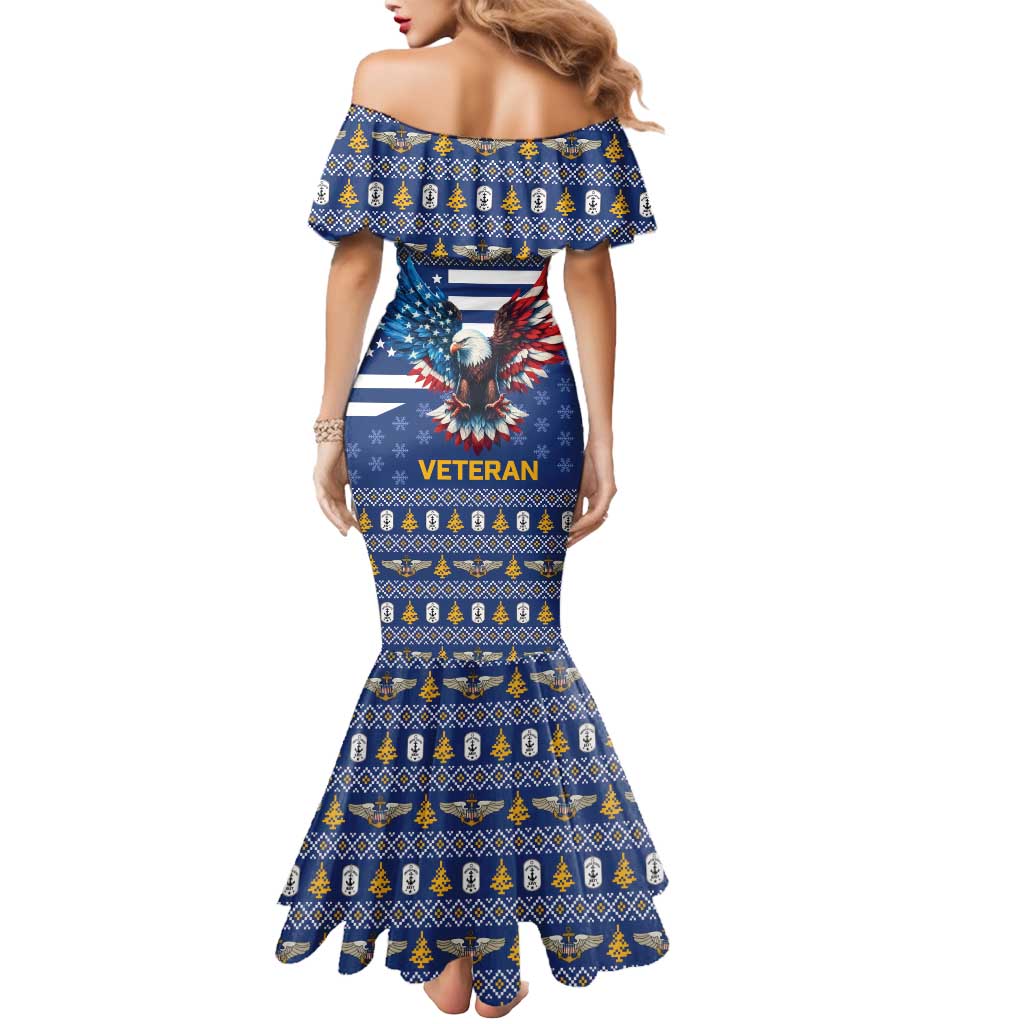 US Navy 250th Anniversary Veteran Mermaid Dress - Wonder Print Shop