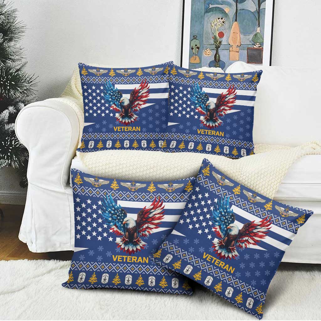 US Navy 250th Anniversary Veteran Pillow Cover - Wonder Print Shop