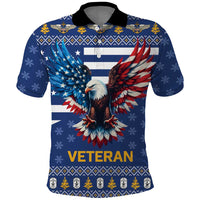 US Navy 250th Anniversary Veteran Polo Shirt - Wonder Print Shop