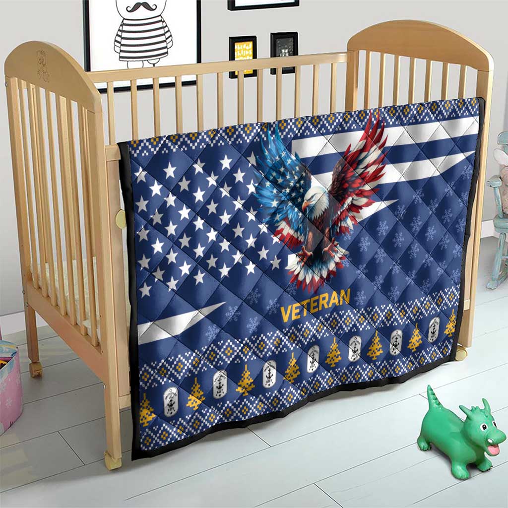 US Navy 250th Anniversary Veteran Quilt - Wonder Print Shop
