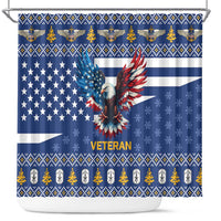 US Navy 250th Anniversary Veteran Shower Curtain - Wonder Print Shop