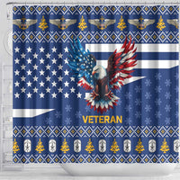 US Navy 250th Anniversary Veteran Shower Curtain - Wonder Print Shop