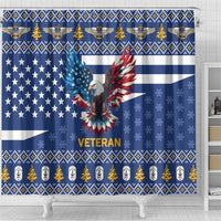 US Navy 250th Anniversary Veteran Shower Curtain - Wonder Print Shop