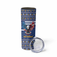 US Navy 250th Anniversary Veteran Skinny Tumbler - Wonder Print Shop