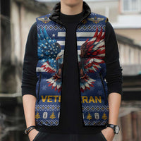 US Navy 250th Anniversary Veteran Sleeveless Puffer Jacket - Wonder Print Shop