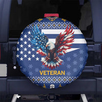 US Navy 250th Anniversary Veteran Spare Tire Cover - Wonder Print Shop