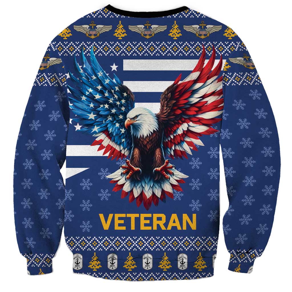 US Navy 250th Anniversary Veteran Sweatshirt - Wonder Print Shop