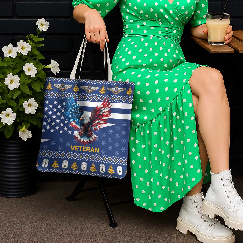 US Navy 250th Anniversary Veteran Tote Bag - Wonder Print Shop