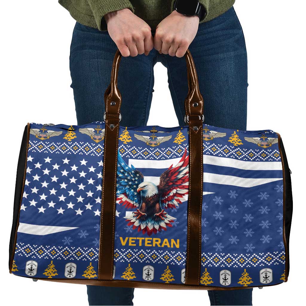 US Navy 250th Anniversary Veteran Travel Bag - Wonder Print Shop
