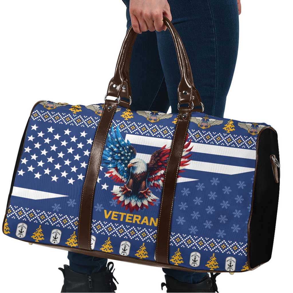 US Navy 250th Anniversary Veteran Travel Bag - Wonder Print Shop