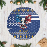US Navy 250th Anniversary Veteran Tree Skirt - Wonder Print Shop