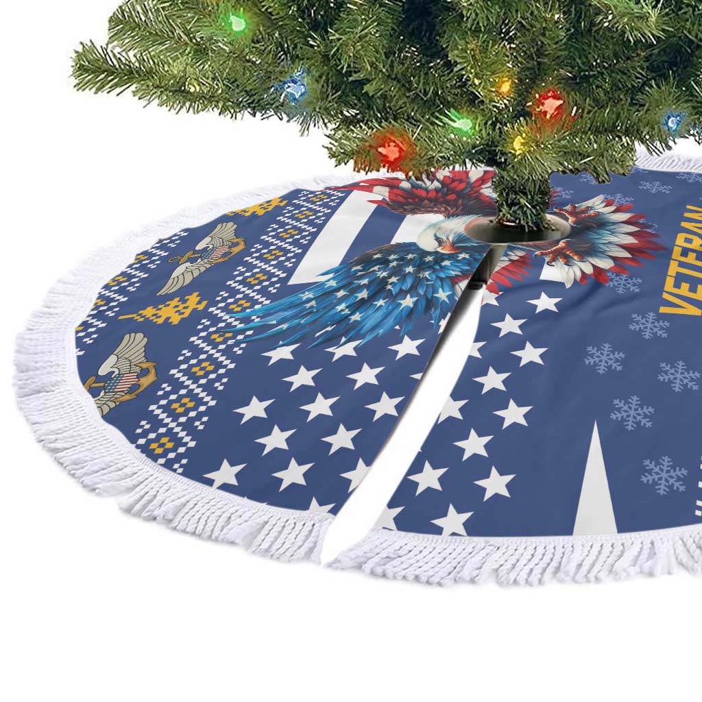 US Navy 250th Anniversary Veteran Tree Skirt - Wonder Print Shop