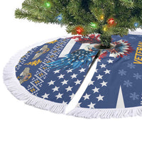 US Navy 250th Anniversary Veteran Tree Skirt - Wonder Print Shop