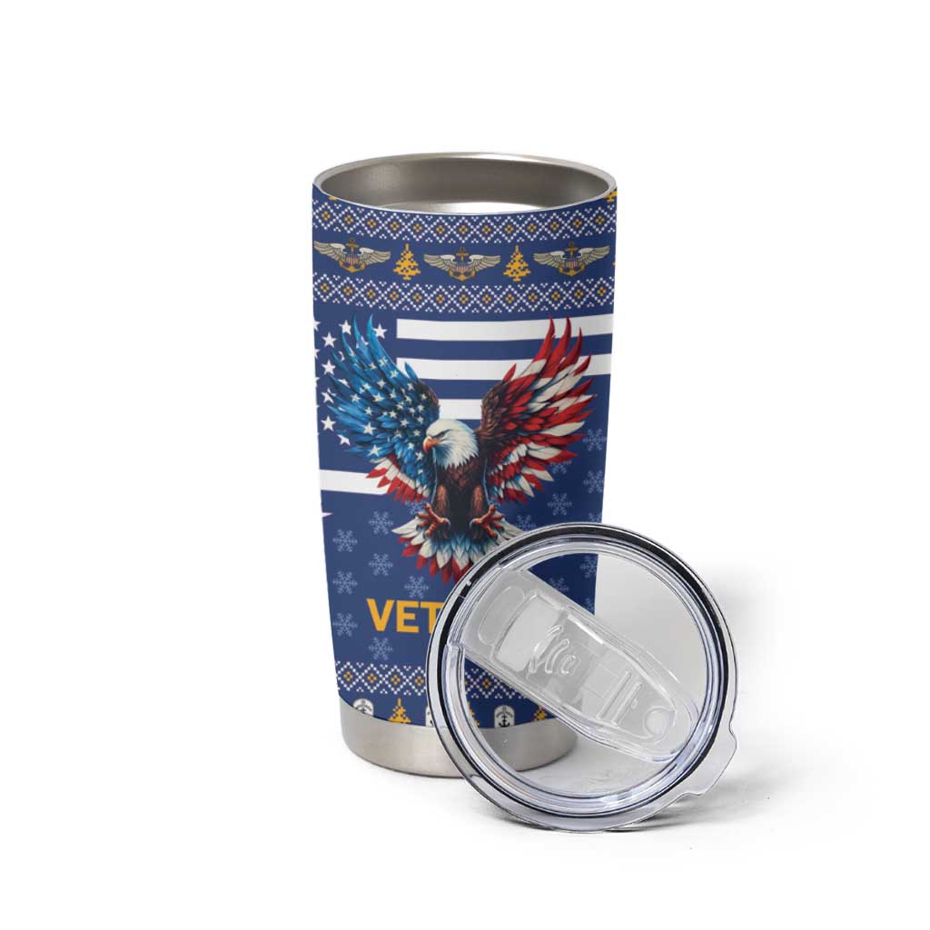 US Navy 250th Anniversary Veteran Tumbler Cup - Wonder Print Shop