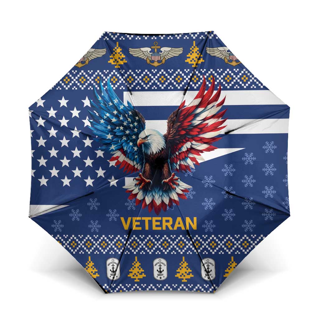 US Navy 250th Anniversary Veteran Umbrella - Wonder Print Shop