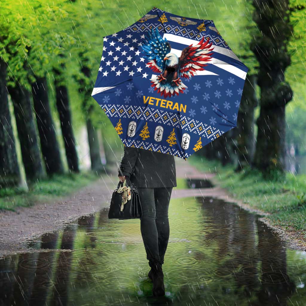 US Navy 250th Anniversary Veteran Umbrella - Wonder Print Shop