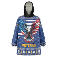 US Navy 250th Anniversary Veteran Wearable Blanket Hoodie - Wonder Print Shop