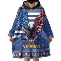 US Navy 250th Anniversary Veteran Wearable Blanket Hoodie - Wonder Print Shop