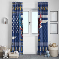 US Navy 250th Anniversary Veteran Window Curtain - Wonder Print Shop
