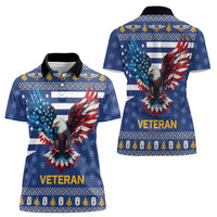 US Navy 250th Anniversary Veteran Women Polo Shirt - Wonder Print Shop