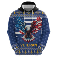 US Navy 250th Anniversary Veteran Zip Hoodie - Wonder Print Shop