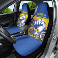 Ukraine Sunflowers Hand Car Seat Cover with Ukrainian Folk Pattern - Wonder Print Shop