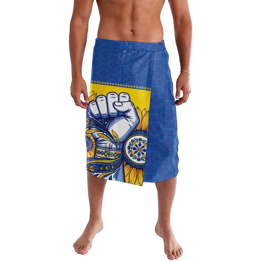 Ukraine Sunflowers Hand Lavalava with Ukrainian Folk Pattern - Wonder Print Shop