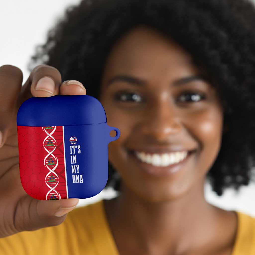 Afro-Haiti Football AirPods Case It's In My DNA - Wonder Print Shop