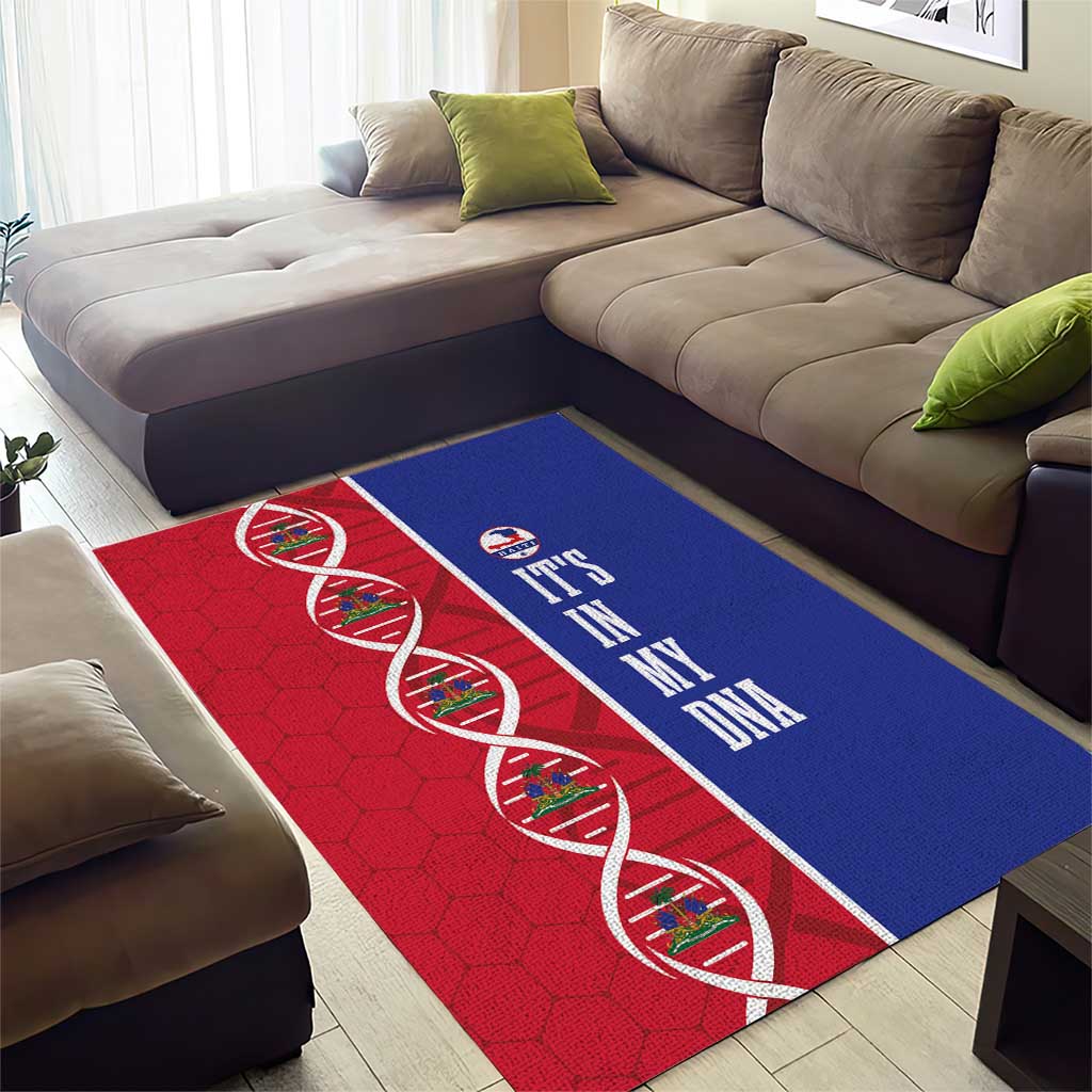 Afro-Haiti Football Area Rug It's In My DNA - Wonder Print Shop