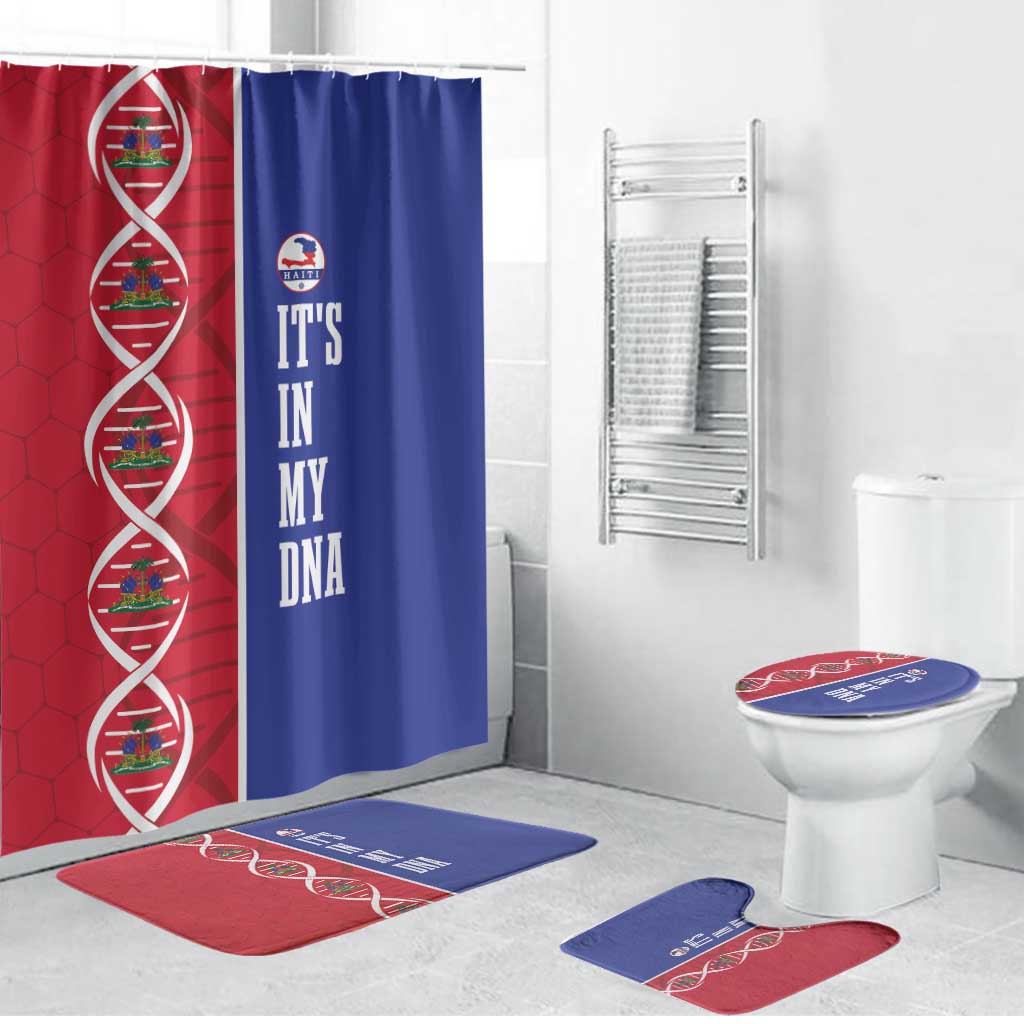 Afro-Haiti Football Bathroom Set It's In My DNA - Wonder Print Shop