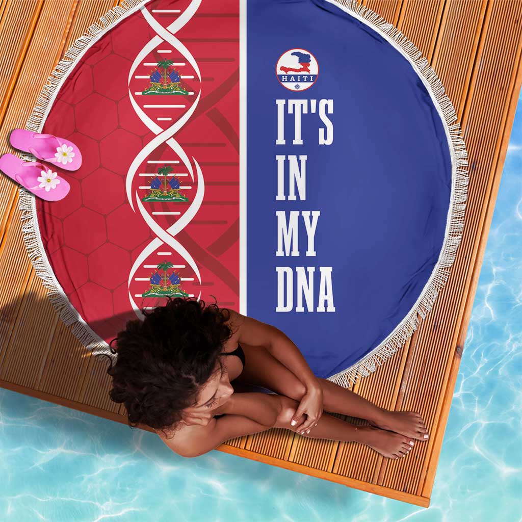 Afro-Haiti Football Beach Blanket It's In My DNA - Wonder Print Shop