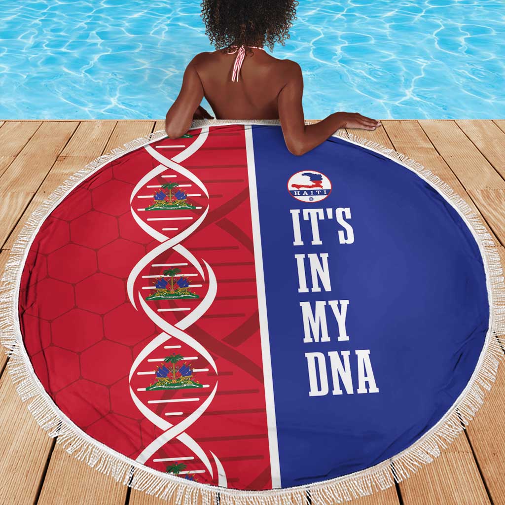Afro-Haiti Football Beach Blanket It's In My DNA - Wonder Print Shop