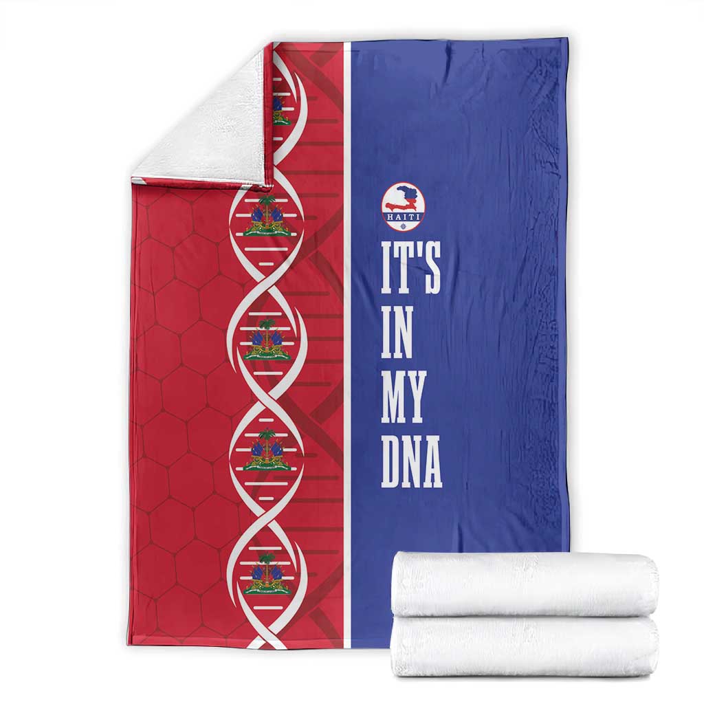 Afro-Haiti Football Blanket It's In My DNA - Wonder Print Shop