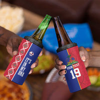 Custom Afro-Haiti Football 4 in 1 Can Cooler Tumbler It's In My DNA - Wonder Print Shop