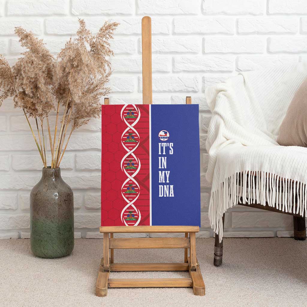 Afro-Haiti Football Canvas Wall Art It's In My DNA - Wonder Print Shop