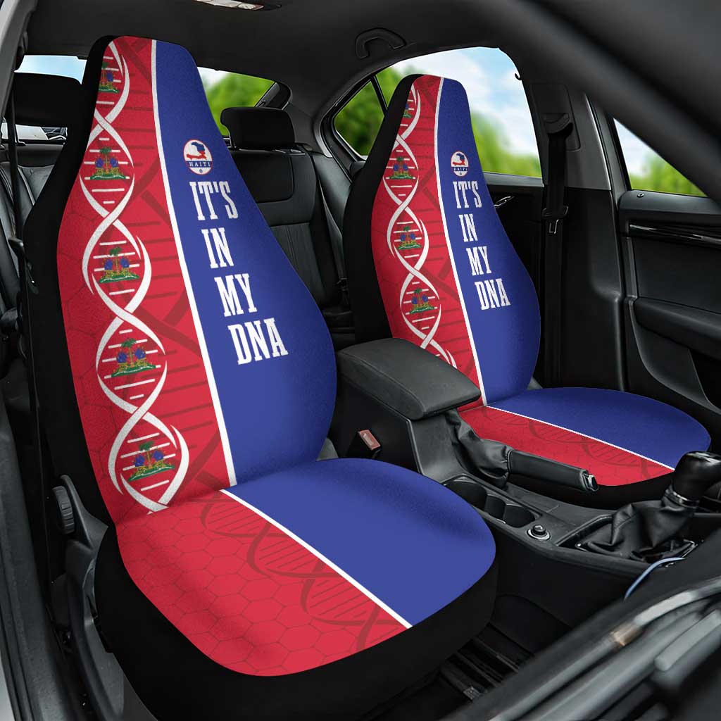 Afro-Haiti Football Car Seat Cover It's In My DNA - Wonder Print Shop
