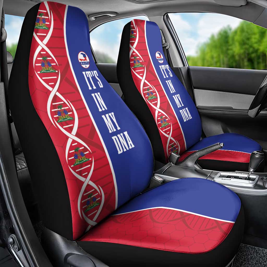 Afro-Haiti Football Car Seat Cover It's In My DNA - Wonder Print Shop