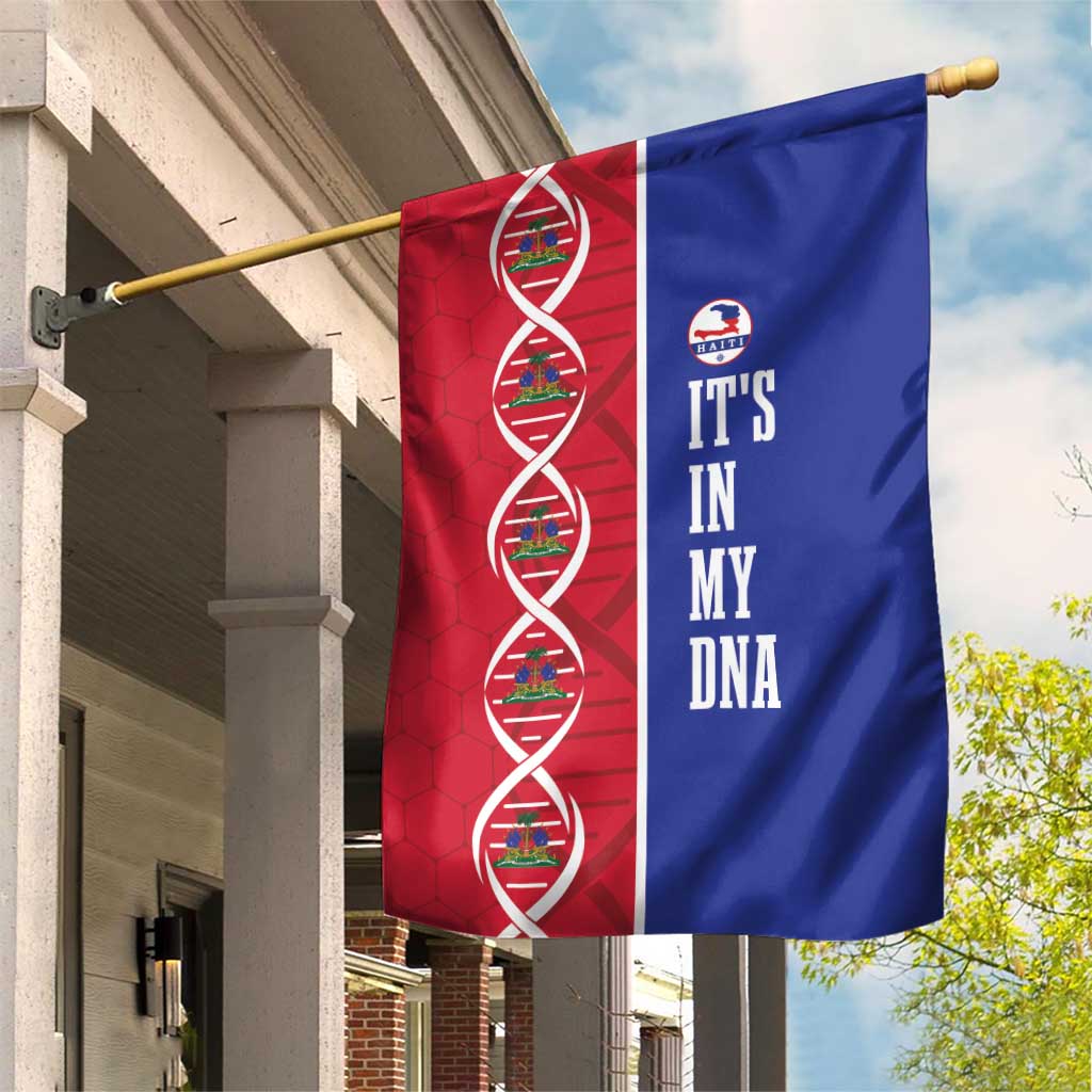 Afro-Haiti Football Garden Flag It's In My DNA - Wonder Print Shop