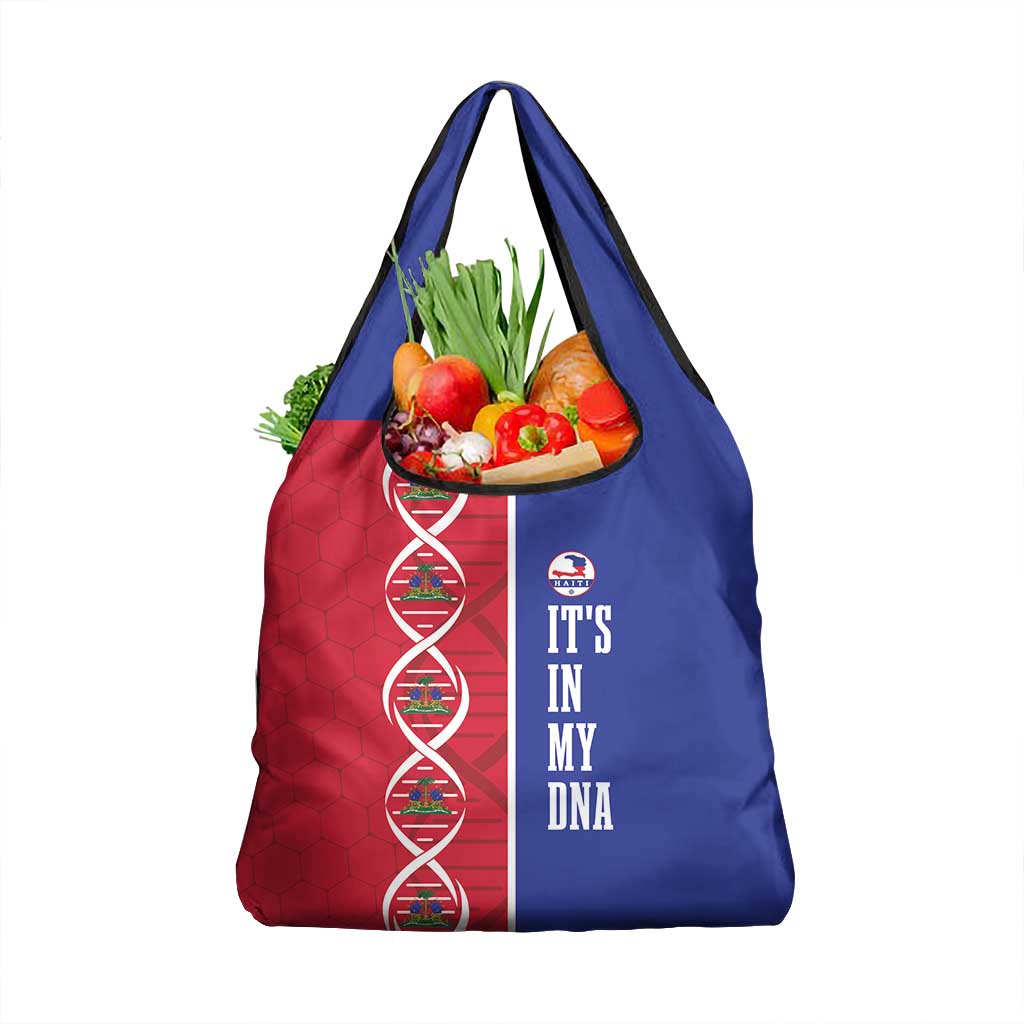 Afro-Haiti Football Grocery Bag It's In My DNA - Wonder Print Shop