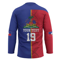 Custom Afro-Haiti Football Hockey Jersey It's In My DNA - Wonder Print Shop