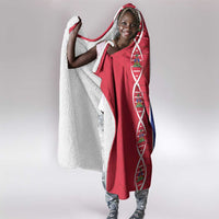 Afro-Haiti Football Hooded Blanket It's In My DNA - Wonder Print Shop