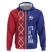 Custom Afro-Haiti Football Hoodie It's In My DNA - Wonder Print Shop