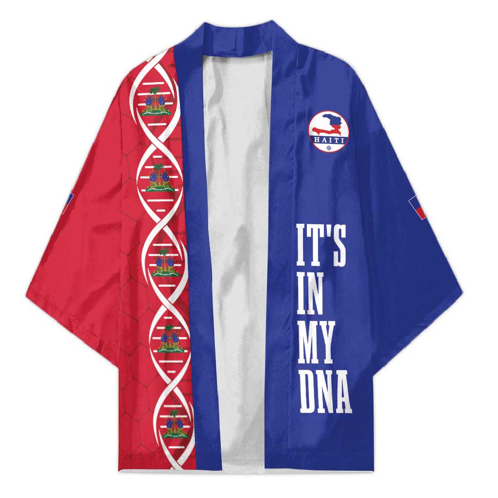 Custom Afro-Haiti Football Kimono It's In My DNA - Wonder Print Shop