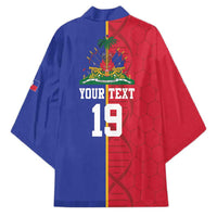 Custom Afro-Haiti Football Kimono It's In My DNA - Wonder Print Shop