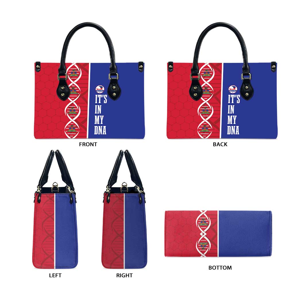 Afro-Haiti Football Leather Bag It's In My DNA - Wonder Print Shop